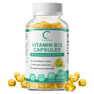 GreenPeople Organic 1000MG Vitamin B12 Capsule Immune Health Support Metabolism & Mental Clarity,Nervous System Health
