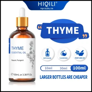 HIQILI 100ML Thyme Essential Oils,100% Pure