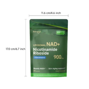 NR900 Supplement - Liposomal Nicotinamide Riboside, Resveratrol, Quercetin by Quitmood