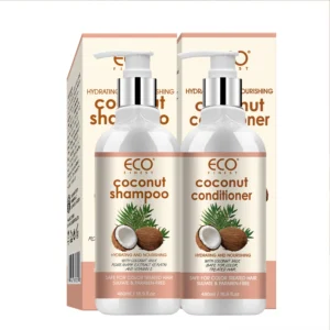 72H Shine Extra Volume Coconut Shampoo & Conditioner Set for Thin Hair