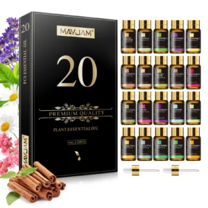 MAYJAM 20 Bottles Essential Oils Gift Box