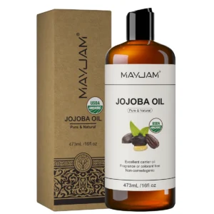 MAYJAM USDA Organic Jojoba Grapeseed Sunflower Seed Oil